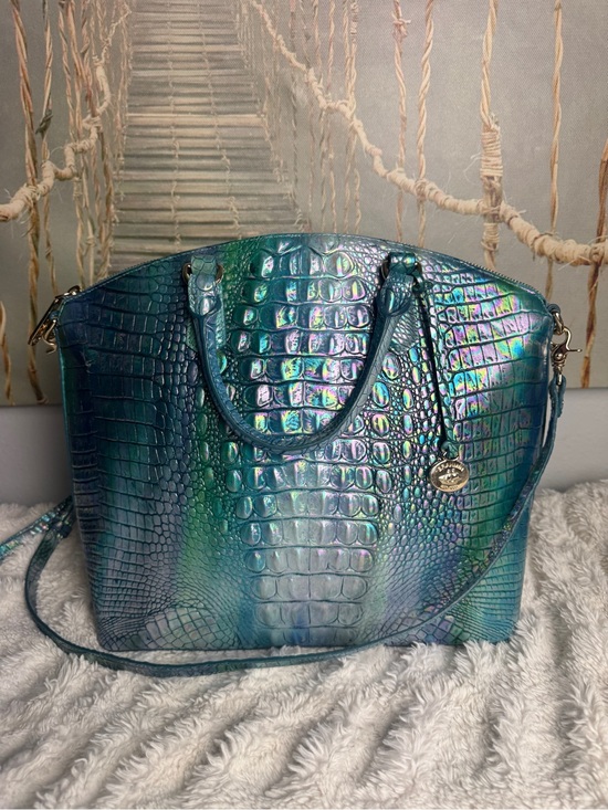 Brahmin Handbags - NWT Brahmin Large Duxbury Satchel Blue Topaz Melbourne Leather